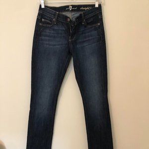 7 For All Mankind Straight Leg Jeans.